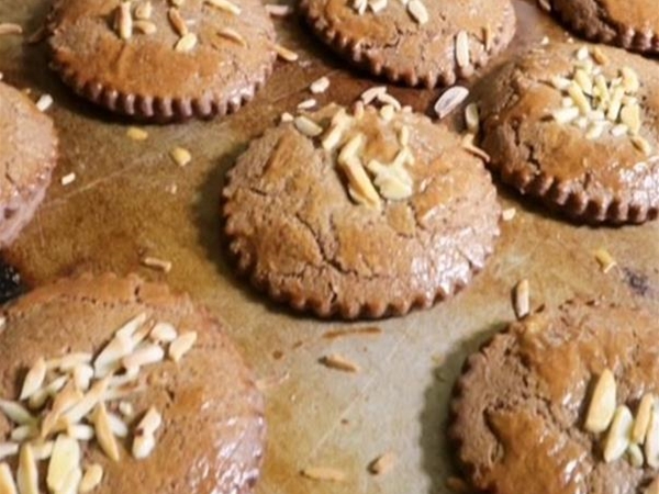 Speculaas gevulde koek