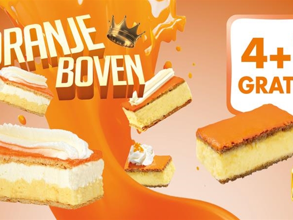 Oranje tompoucen 4+1 weekendactie
